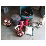 Non-lidded tote of freestanding Chr...