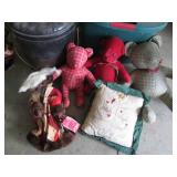 Non-lidded tote of freestanding Chr...