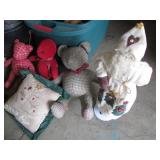 Non-lidded tote of freestanding Chr...