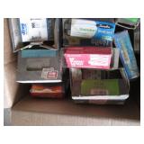 (2) box lot of assorted nails, scre...