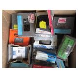 (2) box lot of assorted nails, scre...