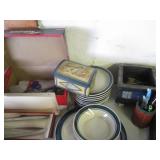Vintage glass lidded candy dishes, ...