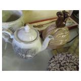 Vintage glass lidded candy dishes, ...