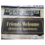 Variety of smaller metal humorous a...