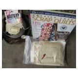 Covered Tote of sewing and quilting...