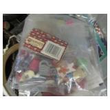 Covered Tote of sewing and quilting...