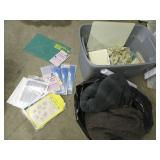 Large non-lidded tote with a variet...