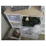 (3) Rolling 3-drawer organizers, Mu...