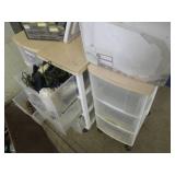 (3) Rolling 3-drawer organizers, Mu...
