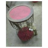 Vintage Metal bird cage hourglass s...