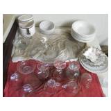 Gibson bowls, fine China plates, de...