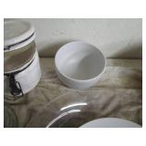 Gibson bowls, fine China plates, de...