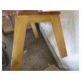 3ft wide wood bench...