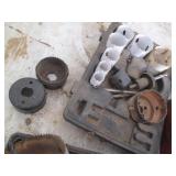 Variety of hole saw bits from assor...