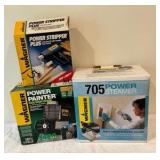 Misc power tools, paint sprayer, heat gun,  equipment