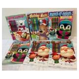Group of 6 coloring books old/new stock children’s Christmas toy