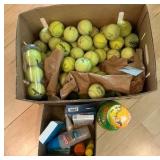 Tennis balls and misc