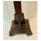 Vintage Art and Crafts Oak Wood plant stand, pedestal