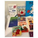 Group of misc. books, itsy bitsy spider, Clifford