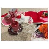 Various holiday decorations, decor, valentines, Halloween