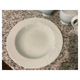 Mikasa White Classic Flair China Diner set Plates Cups