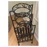 Metal 3 tier plant stand