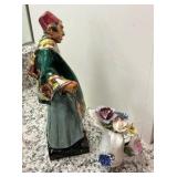 Royal Doulton "Carpet Seller H.N 1464 figure, Royal Doulton mini flower vase