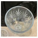 Crystal Cut glass beverage dispenser