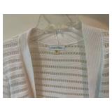 Calvin Klein size small women’s white knit sweater clothes