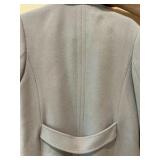 Zara basic made in spain women’s winter coat light grey