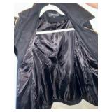 Ellen Tracy women’s black coat button up clothes