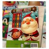 Group of 6 coloring books old/new stock children’s Christmas toy