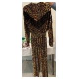 Group of Halloween costumes, props, decoration Leopard
