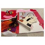 Various holiday decorations, decor, valentines, Halloween