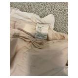 queen sized down comforter with coverlet