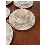 Petite Mikasa Bone Rose Glow fine China 4 place settings dishes
