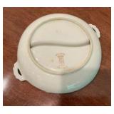 Porcelain Japan hand painted candy dish with roses