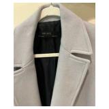 Zara basic made in spain women’s winter coat light grey