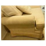 Gabberts cream/ivory sofa couch with cushions and accent pillows