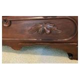Victorian classic American wood dresser Handkerchief Drawers and distinct hand carved pulls
