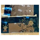 Antique Chinese Peking rug, flowers