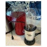 Misc kitchen items, air fryer, magic bullet, popcorn maker