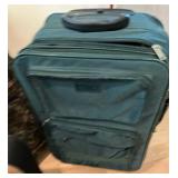 Group of various suitcases