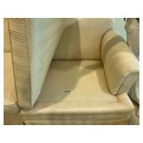 Gabberts cream/ivory sofa couch with cushions and accent pillows
