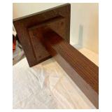 Vintage Art and Crafts Oak Wood plant stand, pedestal
