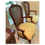 Set of 2 Vintage Thomasville Legacy collection dining Captain chairs