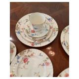 Petite Mikasa Bone Rose Glow fine China 4 place settings dishes