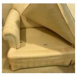 Gabberts cream/ivory sofa couch with cushions and accent pillows