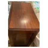 Vintage Art deco "waterfall" style 3 drawer lowboy dresser, early 1930
