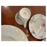 Petite Mikasa Bone Rose Glow fine China 4 place settings dishes